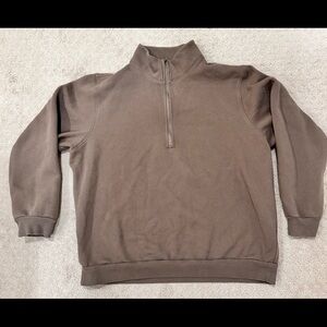 CRZ YOGA Half Zip Fleece Lined Sweatshirt Size L